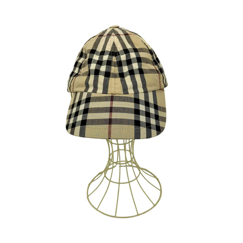 バーバリーロンドン BURBERRY LONDON ノバチェック スナップボタン アジャスター 6パネルキャップ レディース ONE SIZE