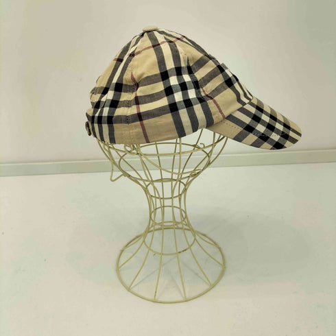 バーバリーロンドン BURBERRY LONDON ノバチェック スナップボタン アジャスター 6パネルキャップ レディース ONE SIZE