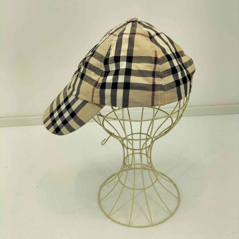 バーバリーロンドン BURBERRY LONDON ノバチェック スナップボタン アジャスター 6パネルキャップ レディース ONE SIZE