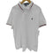 ポロラルフローレン POLO RALPH LAUREN CUSTOM SLIM FIT STRETCH MESH カスタム スリムフィット ストレッチメッシュ ポニー刺繍 鹿の子 リブ ボーダー S/S ポロ シャツ メンズ import:XL