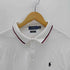 ポロラルフローレン POLO RALPH LAUREN CUSTOM SLIM FIT STRETCH MESH カスタム スリムフィット ストレッチメッシュ ポニー刺繍 鹿の子 リブ ボーダー S/S ポロ シャツ メンズ import:XL