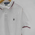 ポロラルフローレン POLO RALPH LAUREN CUSTOM SLIM FIT STRETCH MESH カスタム スリムフィット ストレッチメッシュ ポニー刺繍 鹿の子 リブ ボーダー S/S ポロ シャツ メンズ import:XL