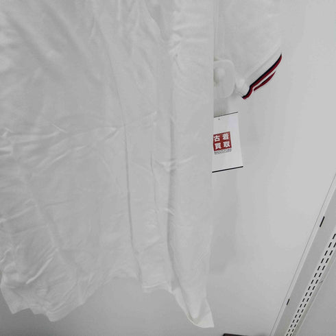 ポロラルフローレン POLO RALPH LAUREN CUSTOM SLIM FIT STRETCH MESH カスタム スリムフィット ストレッチメッシュ ポニー刺繍 鹿の子 リブ ボーダー S/S ポロ シャツ メンズ import:XL