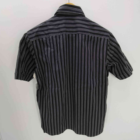 カルバンクライン CALVIN KLEIN 刺繍 ストライプ S/S シャツ メンズ import:L