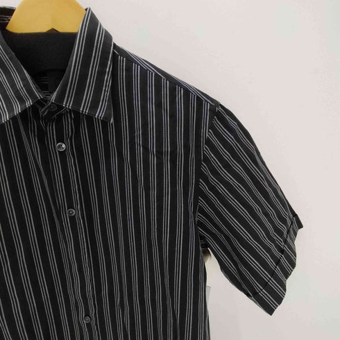 カルバンクライン CALVIN KLEIN 刺繍 ストライプ S/S シャツ メンズ import:L