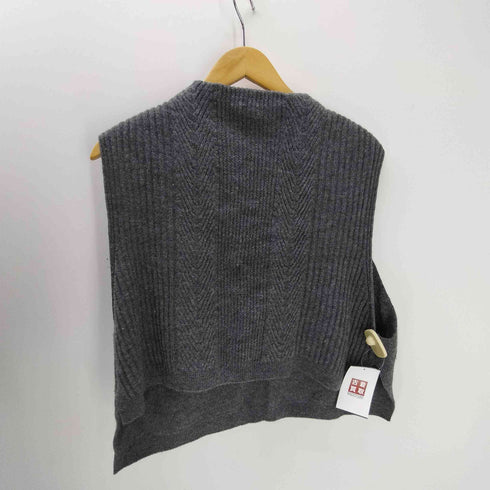 ギャバジンケーティー Gabardine K.T 23AW エアリーウール ヘリンボーン柄 ニット ベスト レディース 13