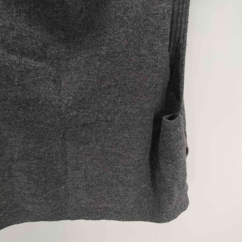 ギャバジンケーティー Gabardine K.T 23AW エアリーウール ヘリンボーン柄 ニット ベスト レディース 13