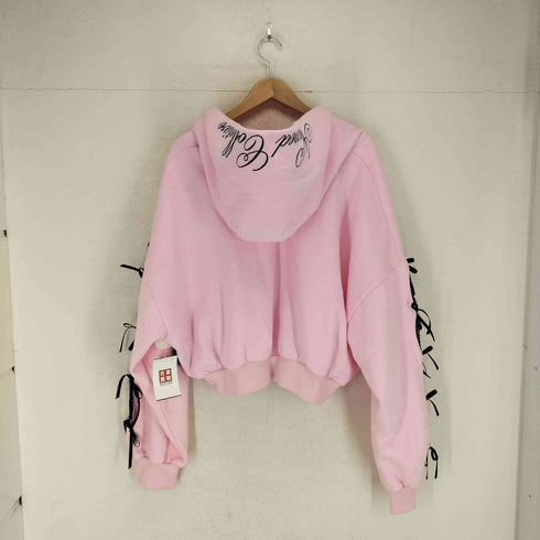 NAMED COLLECTIVE リボンクロップドダブルジップパーカー import レディース import:L