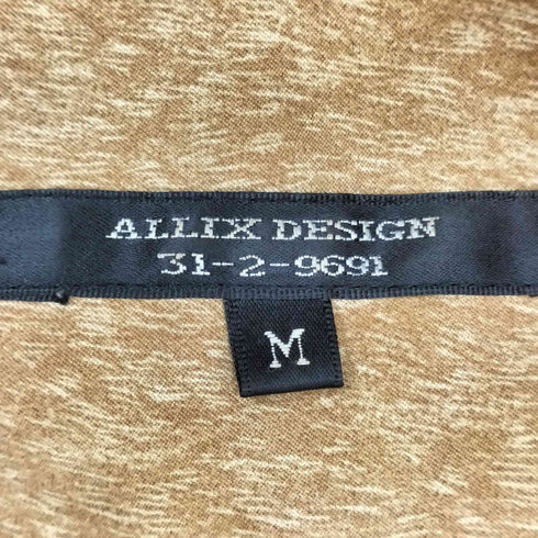 ALLIX DESIGN レースアップ プルオーバーシャツ メンズ JPN:M