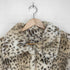 フェイクファーレオパードジャケット Y2K レディース import:M