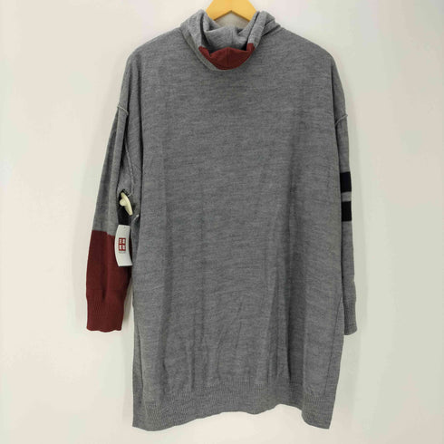 22AW β スパンコール 刺繍 ニット パーカ レディース 9