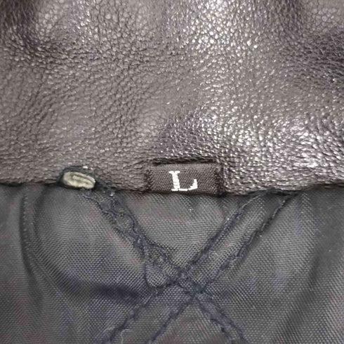 ラムレザーハーフコート メンズ L