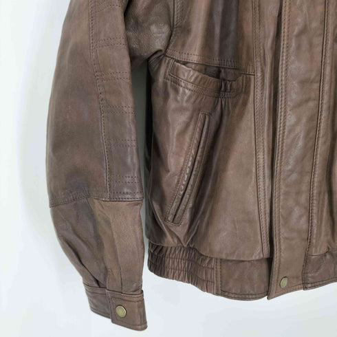 ベラペレ VERA PELLE NAPPA LEATHER デザインレザージャケット メンズ 48