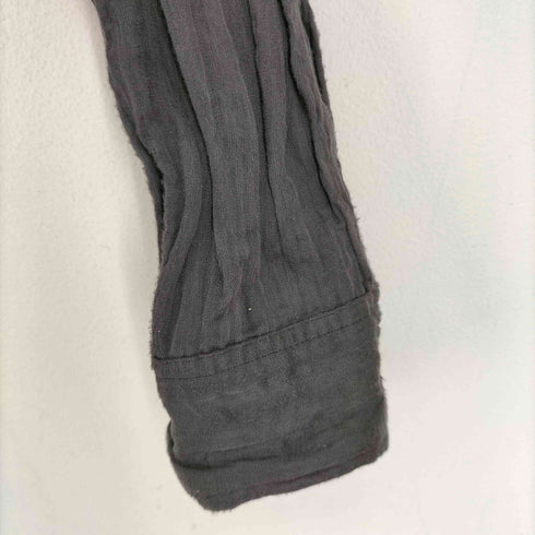 ダイエットブッチャースリムスキン DIET BUTCHER SLIM SKIN シワ加工 L/S バンドカラーシャツ ボウタイリボン メンズ JPN:S