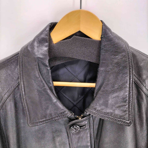 レザーハーフコート メンズ M