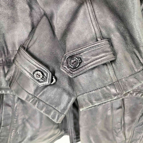 レザーハーフコート メンズ M