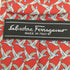 サルヴァトーレフェラガモ Salvatore Ferragamo カモ総柄 シルクネクタイ メンズ