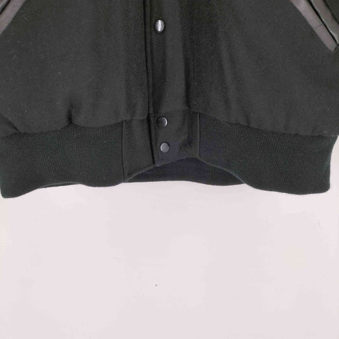 NDA 切替 ウール混 ワッペンスタジアムジャンパー メンズ L