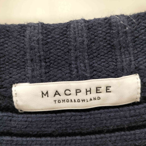 マカフィー MACPHEE イブリッドコットン ビルドネックプルオーバー レディース JPN:S