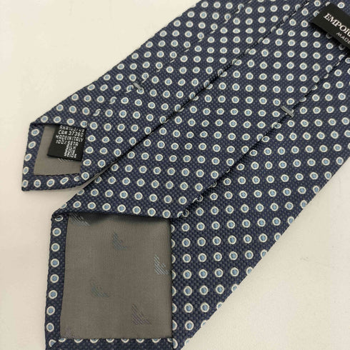 エンポリオアルマーニ EMPORIO ARMANI ドット総柄 シルクネクタイ メンズ
