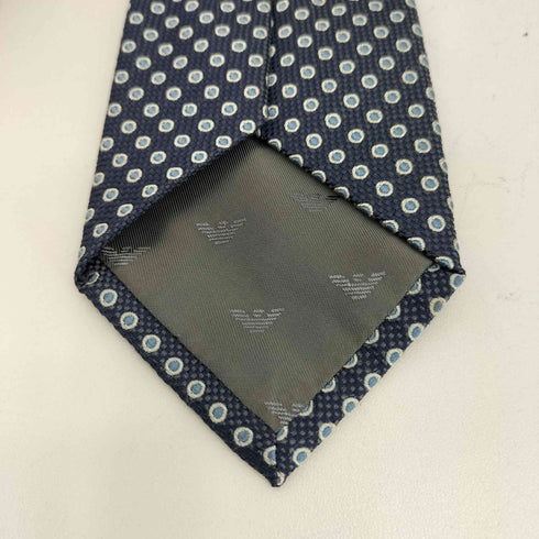エンポリオアルマーニ EMPORIO ARMANI ドット総柄 シルクネクタイ メンズ