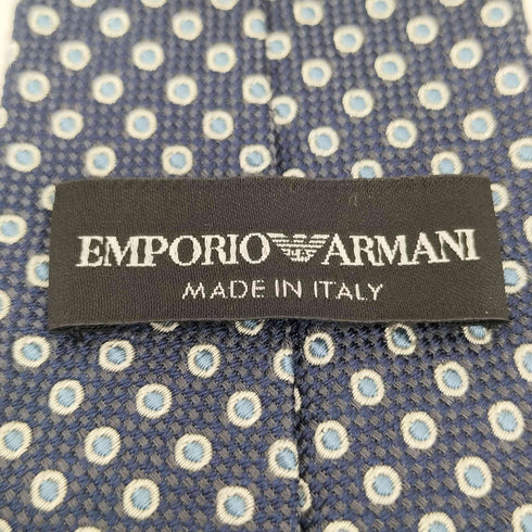 エンポリオアルマーニ EMPORIO ARMANI ドット総柄 シルクネクタイ メンズ