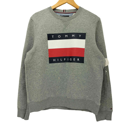 トミーヒルフィガー TOMMY HILFIGER FLAG LOGO CREW SWEAT メンズ S/P
