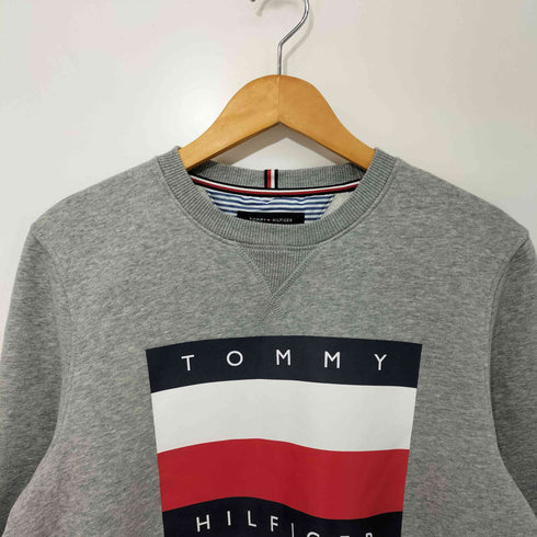 トミーヒルフィガー TOMMY HILFIGER FLAG LOGO CREW SWEAT メンズ S/P