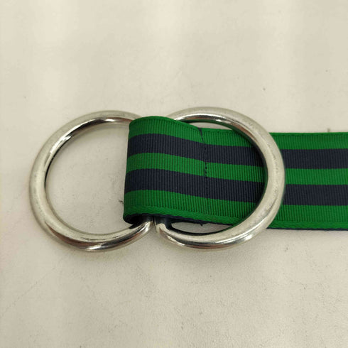 メーカーズシャツカマクラ Makers Shirt 鎌倉 CASUAL 134 ボーダー柄デザイン リングデザイン ベルト メンズ