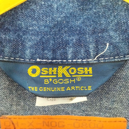 オシュコシュ OSHKOSH 70S デニムカバーオール メンズ 40R