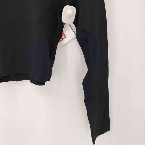 343 ハイネック クロップド レーヨンニットセーター レディース