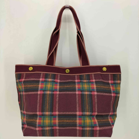 キャスキッドソン Cath Kidston PVC タータンチェック トートバッグ レディース