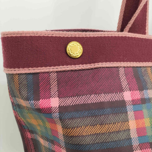 キャスキッドソン Cath Kidston PVC タータンチェック トートバッグ レディース