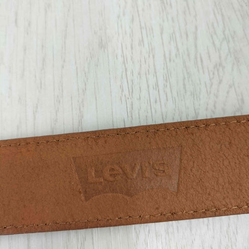 リーバイス Levis ロゴ刻印 レザーベルト メンズ