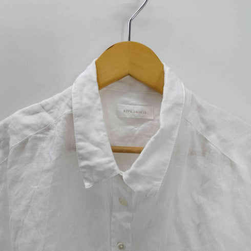 リヴドロワ RIVE DROITE 25SS リネン ワイド シャツ レディース FREE