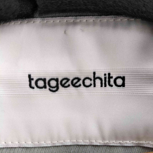 tageechita Clean-Cut Longline Coat with Belt レディース JPN:M