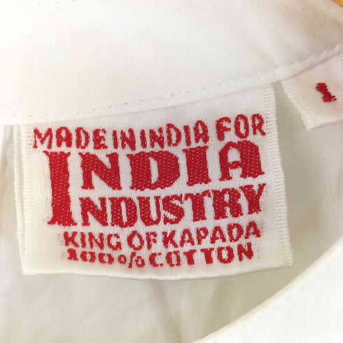 INDIA INDUSTRY コットンポプリン ブザムシャツ レディース JPN:1