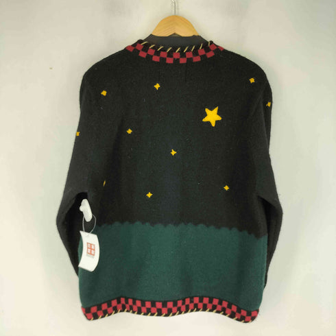 ウールリッチ WOOLRICH 総柄 デザインボタン カーディガン レディース JPN:S