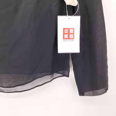 RENATO NUCCI フランス製 SILK クロップドシアー カットソー ブラウス elegance レディース 36