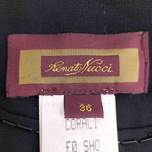 RENATO NUCCI フランス製 SILK クロップドシアー カットソー ブラウス elegance レディース 36