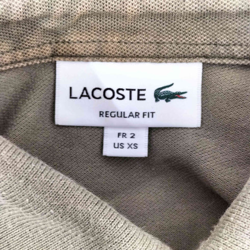 ラコステ LACOSTE レギュラーフィット ストレッチ パリポロシャツ メンズ import:XS