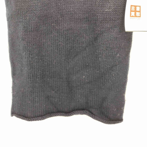 LE VERSEAUNOIR イタリア製 ウールニット クルーネック 半袖セーター elegance レディース 38