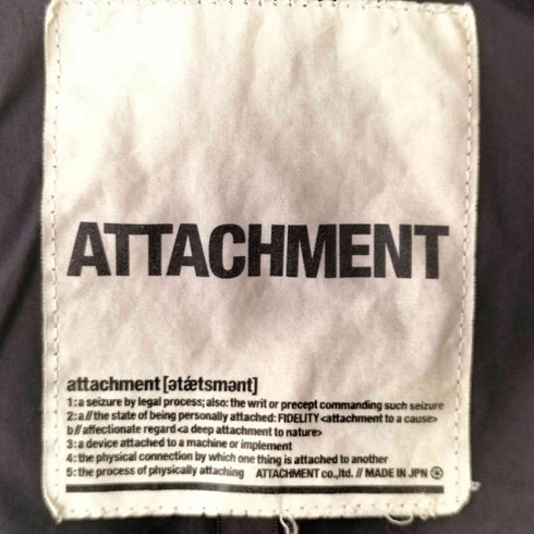 アタッチメント ATTACHMENT コットンナイロン ステンカラーコート メンズ 1