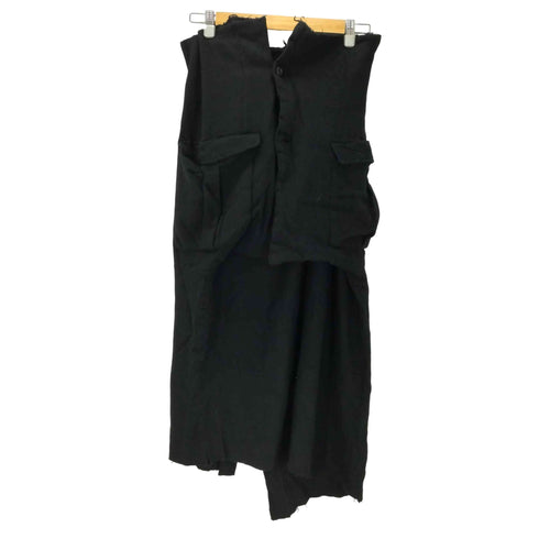 コムデギャルソン COMME des GARCONS 90S AD1994 縮絨 ウール ナイロン 変形 タイト スリット スカート レディース JPN:M