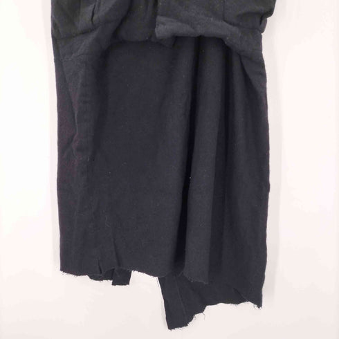 コムデギャルソン COMME des GARCONS 90S AD1994 縮絨 ウール ナイロン 変形 タイト スリット スカート レディース JPN:M
