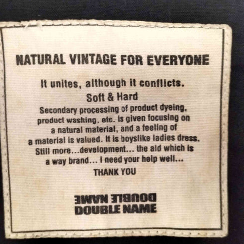 ダブルネーム DOUBLE NAME ピッグレザージャケット レディース FREE