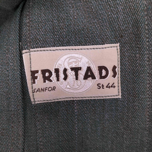 スウィーディシュアーミー SWEDISH ARMY 50-60S FRISTADS スウェーデン軍 Prisoner 囚人服 プリズナージャケット パンツ セットアップ メンズ ジャケット:44 パンツ:52