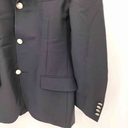 イタリア製 WOOL&MOHAIR ウール&モヘア シルバーボタン 3B シングル テーラードジャケット メンズ