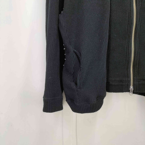 ディスカバード DISCOVERED ステッチデザイン ダブルジップ クルーネック ドライバーズニット メンズ JPN:3