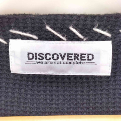 ディスカバード DISCOVERED ステッチデザイン ダブルジップ クルーネック ドライバーズニット メンズ JPN:3